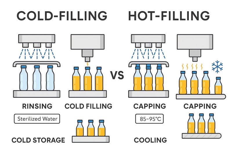 Hot Filling vs Cold Filling