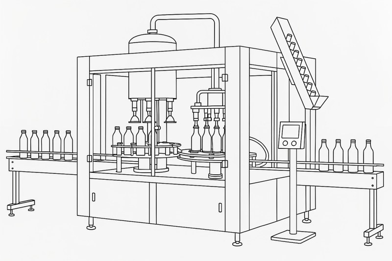 Step-by-Step Working Principle of filling machine