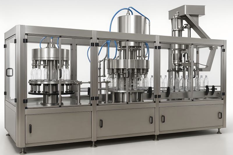 Working Principle of a Monoblock Filling Machine