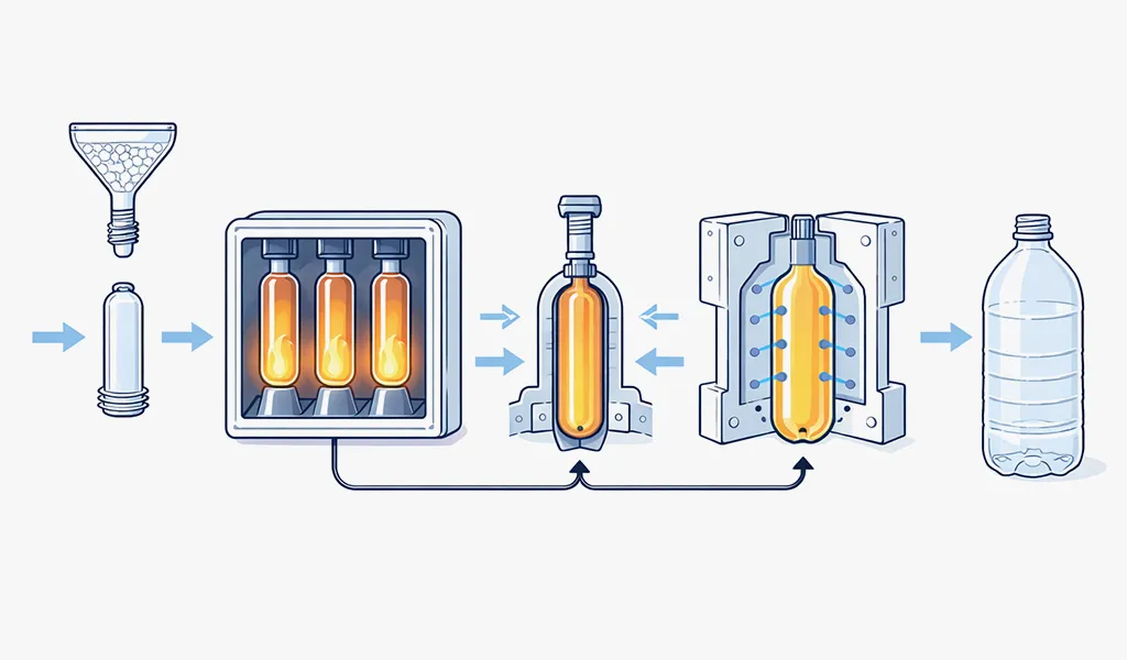Bottle Blowing Process