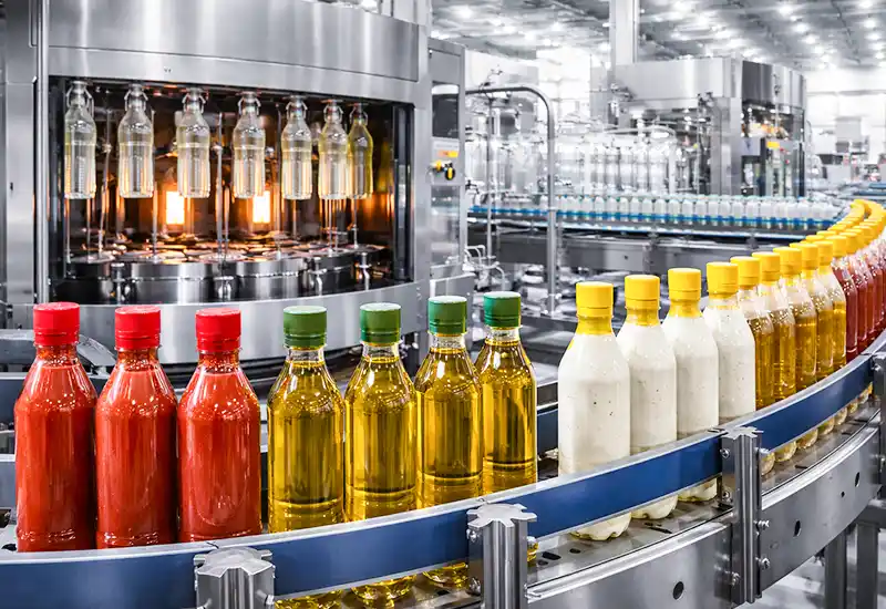 Food Condiments Bottles