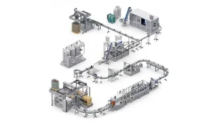 Large-Scale Water Bottle Plant