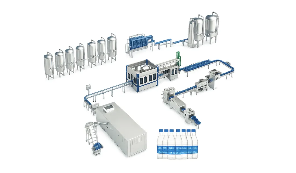 Medium-Scale Water Bottle Plant