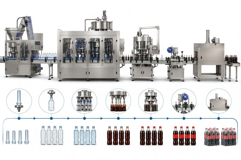 Complete Carbonated Drink Filling Line
