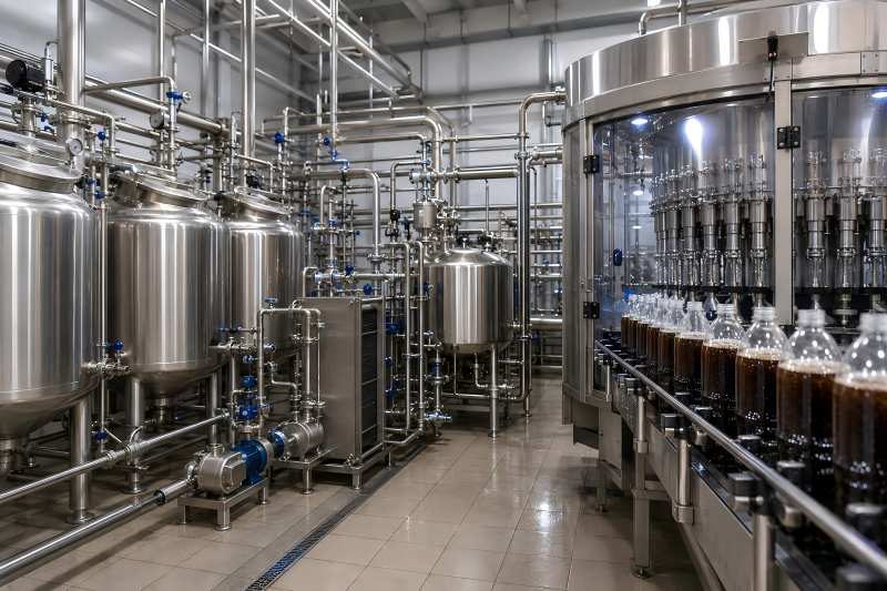 How Syrup Mixing Connects with the Filling Line