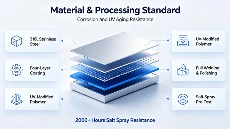 Strong UV Exposure Can Age Plastic Components