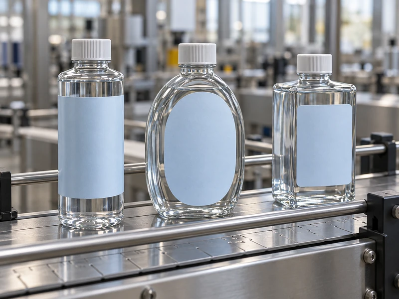 Round Oval And Square Labeled Bottles