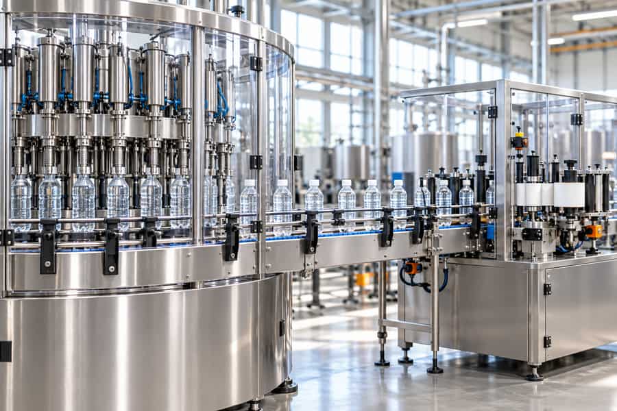 Bottling Line Bottleneck Inspection