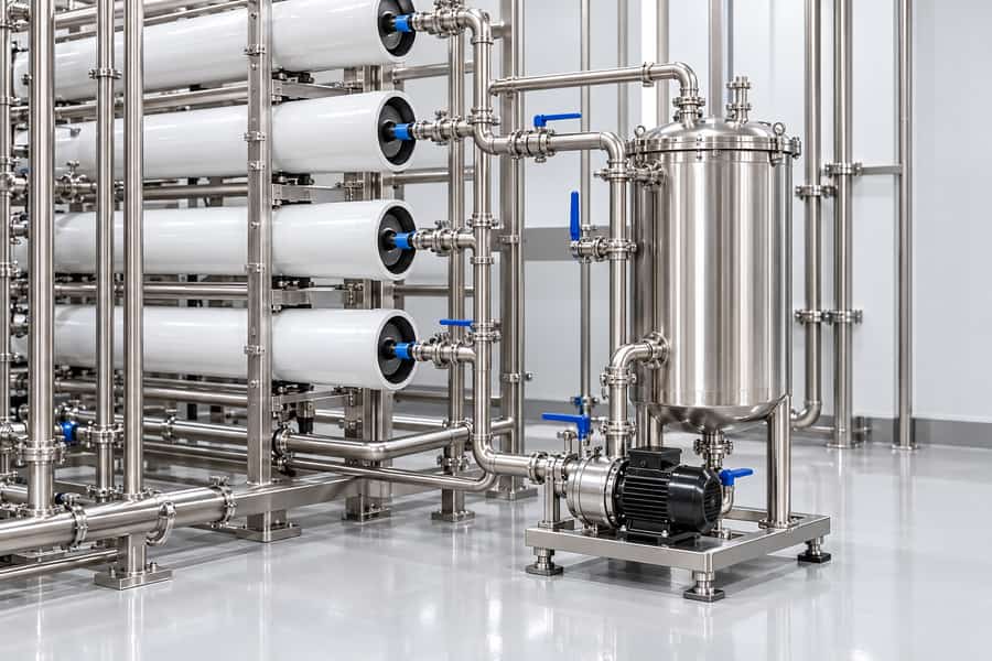 RO Membrane Cleaning Circulation Skid