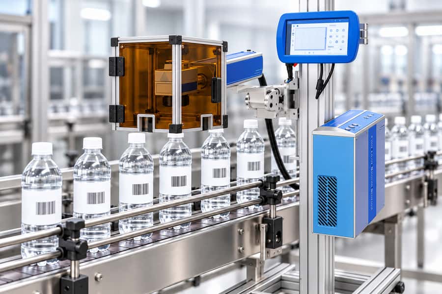 Water Bottle Batch Coding Station